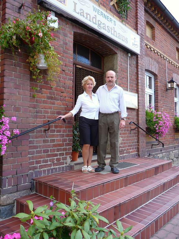 Hotel Werners Landgasthaus Lieskau Exterior foto