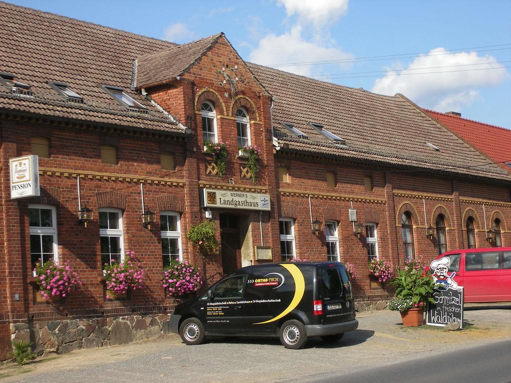 Hotel Werners Landgasthaus Lieskau Exterior foto